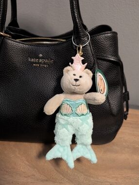 Starbucks Japan Exclusive Bearista Mermaid Siren Plush Bag Charm NWT 2021 HTF